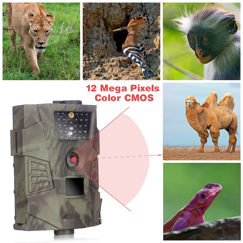 

GPRS Scouting Infrared Hunting Camera 12MP Hunting Trail Camera HD Stealth Vision For Taking Photos Videos Of Wild Animal