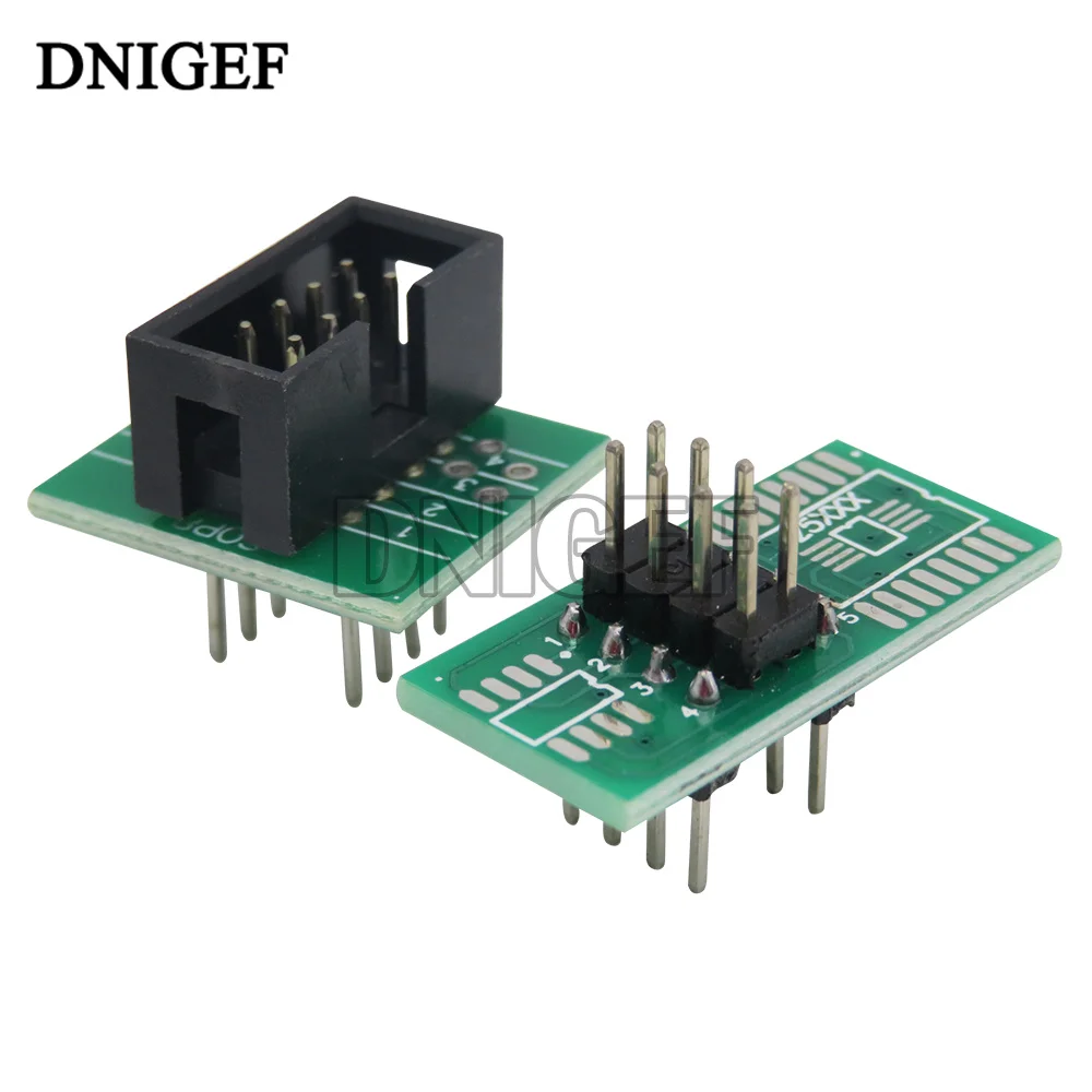 Тестовый зажим DNIGEF SOP8 с 1or2 адаптерами SOIC8 диагностические зажимы для микросхем