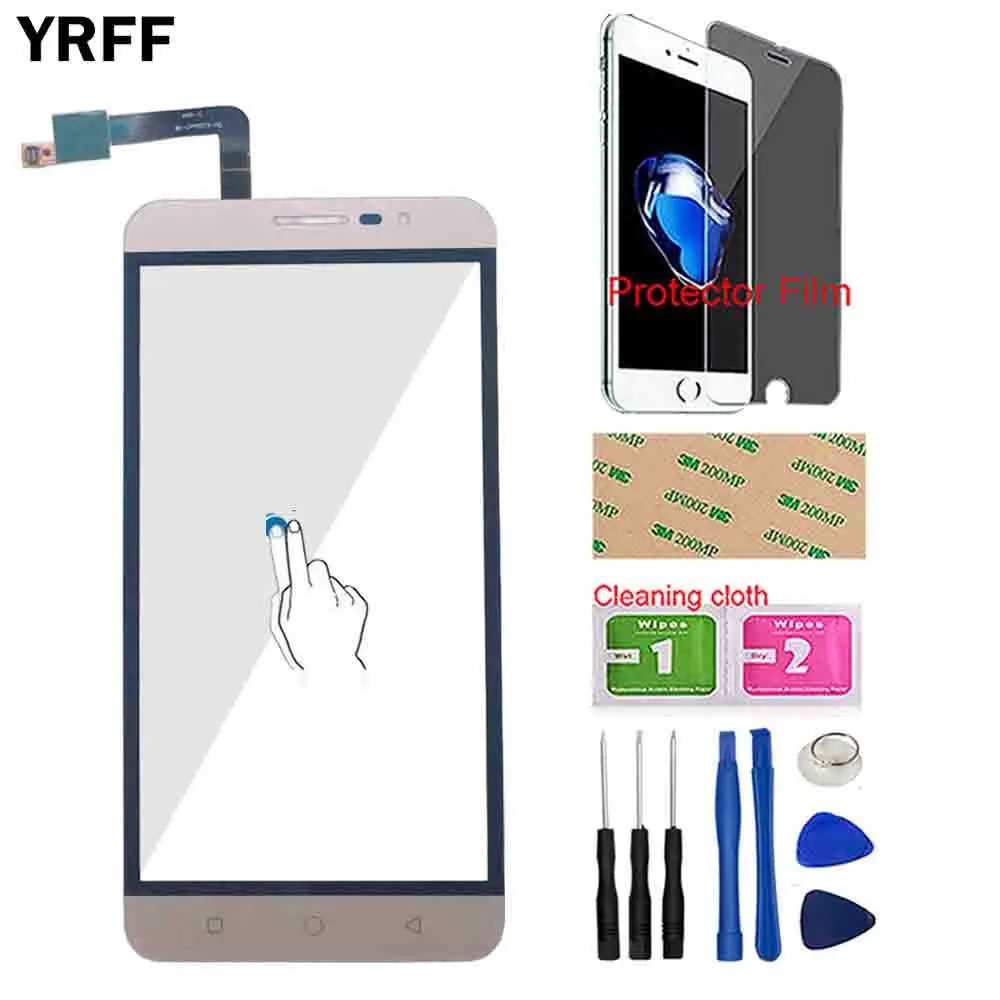

Панель сенсорного экрана для Coolpad Y82 Y82-520 y82-820 B770 дигитайзер панель сенсорный экран сенсор Передняя стеклянная салфетка защитная пленка