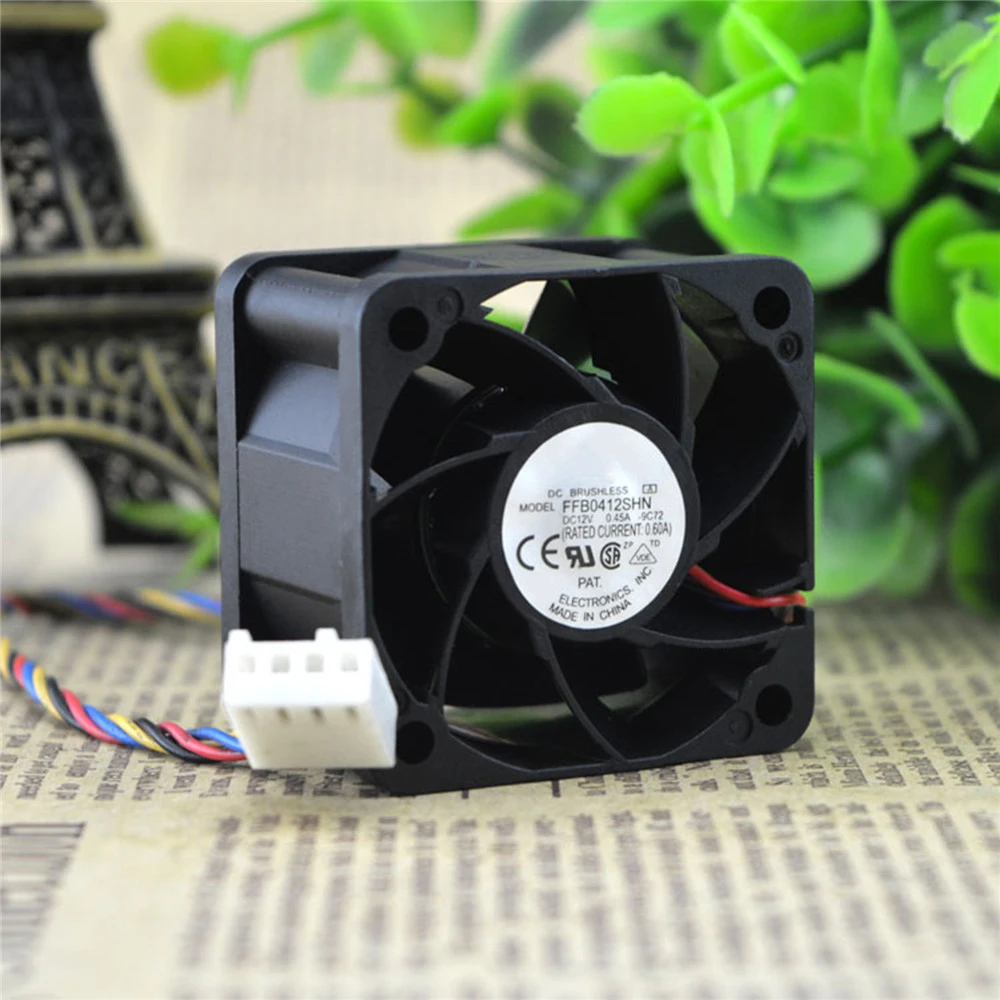 

40mm 12V 0.45A 12V PWM Double Ball Cooling Fan 2/3/4 Pin Connector For DELTA FFB0412SHN 4028 Replacement Cooling Fan