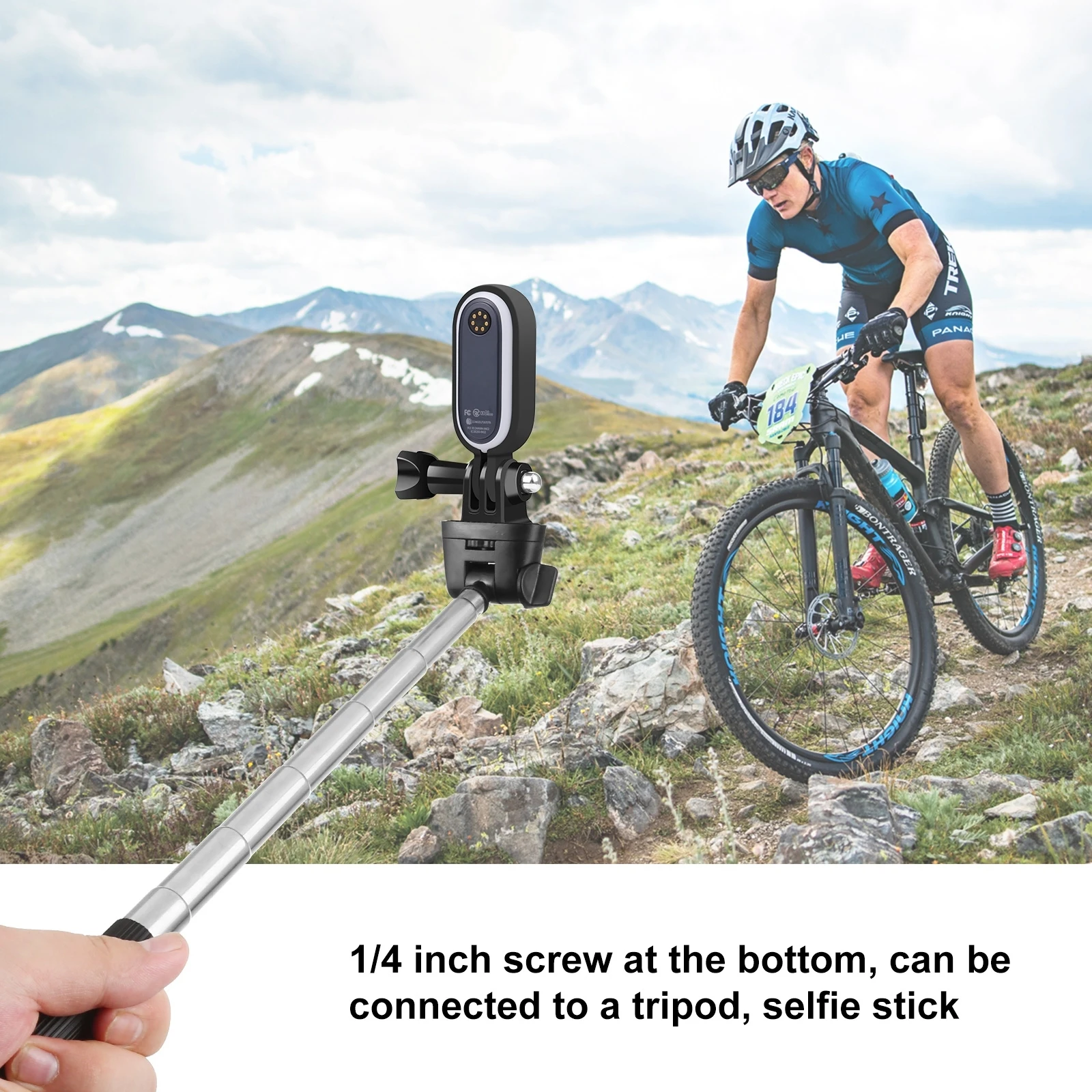 

PULUZ Plastic Protective Frame Mount Cage with Tripod Base Adapter for Insta360 GO 2 Sports Camera Accessories