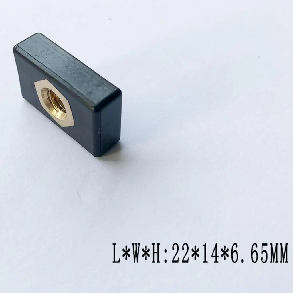 6 шт. медные гайки M6 нейлоновая фурнитура для Каяка лодки подвижная рейка|Гребные