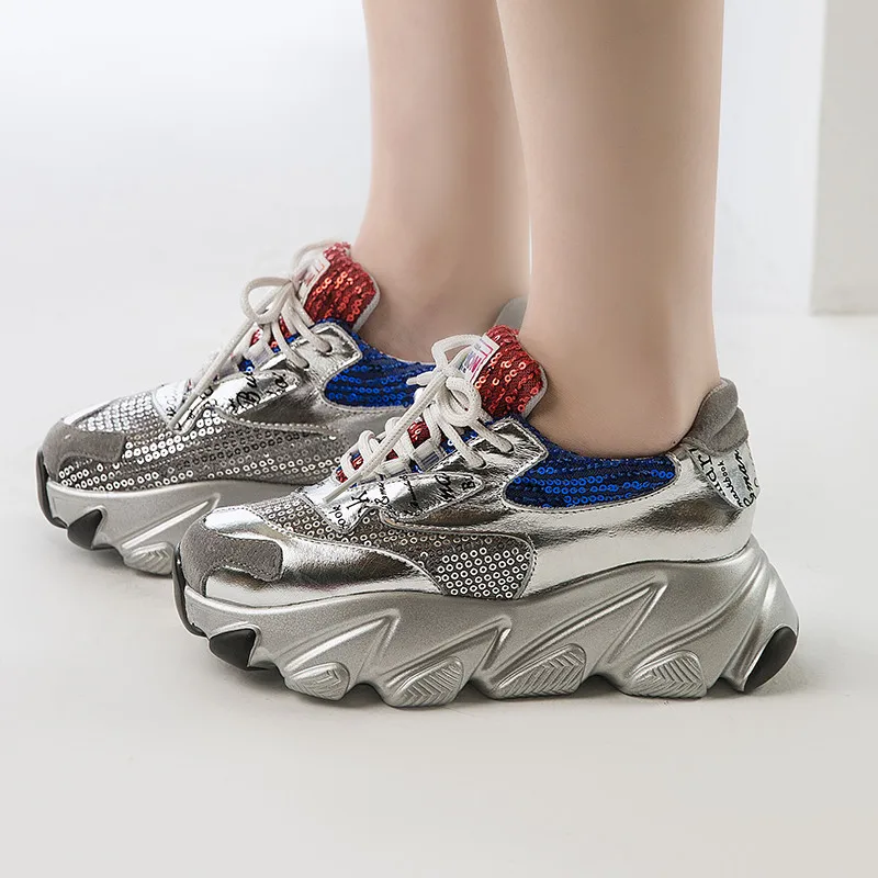 Женские туфли на плоской подошве FEDONAS классические из натуральной кожи с принтом