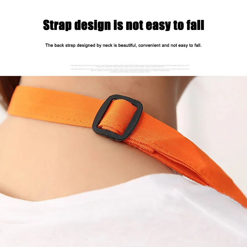 

Hanging Neck Adjustable Apron Men Women Canteen Restaurant Home Kitchen Cooking Uniform K2