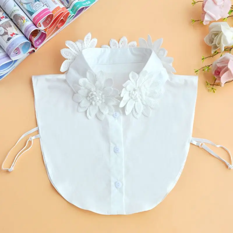 Женская Классическая однотонная Шифоновая Блузка ручной работы с вышитыми