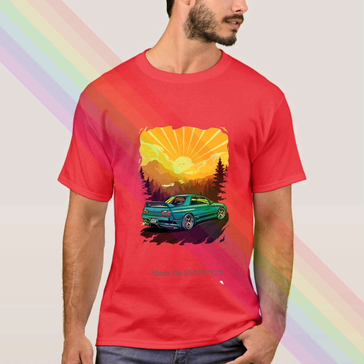 Классическая черная футболка с логотипом Nissan Skyline новинка 2020 летняя популярная