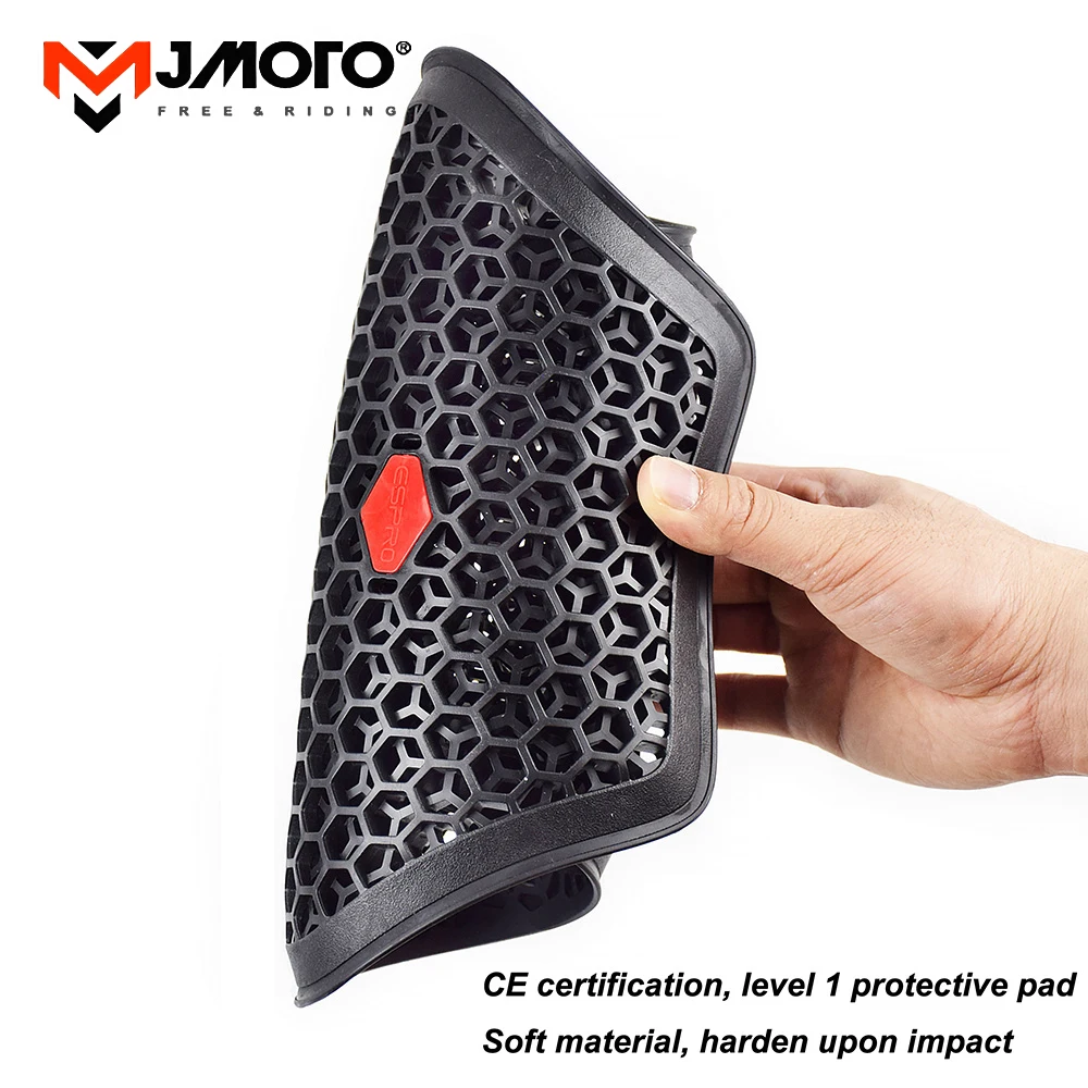 Мотоциклетные куртки 5 шт. защитные накладки для езды на мотоцикле Защита спины