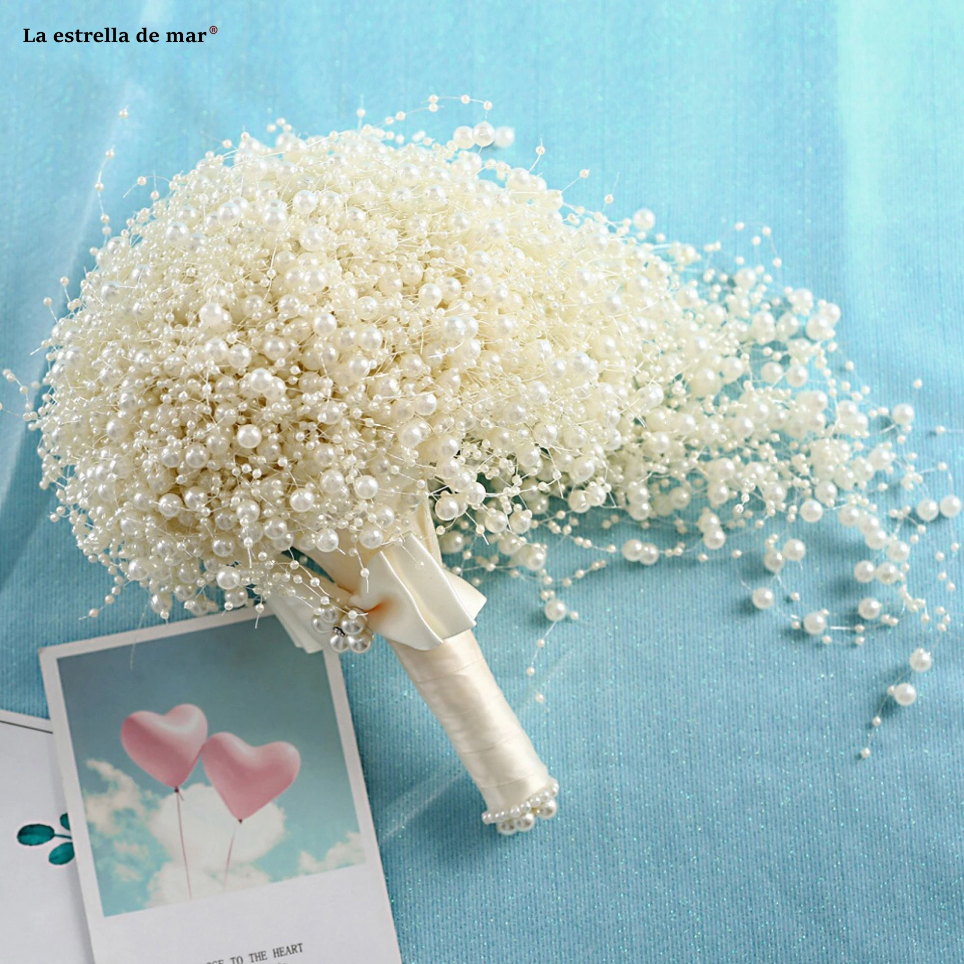 Ramos de flores para novias новые туфли с жемчугом цвета слоновой кости белый Комплект