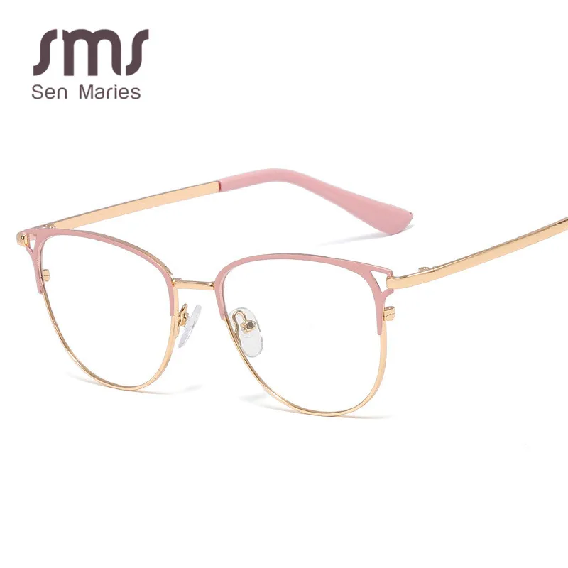 Мужские и женские очки в металлической оправе винтажные плоские зеркальные