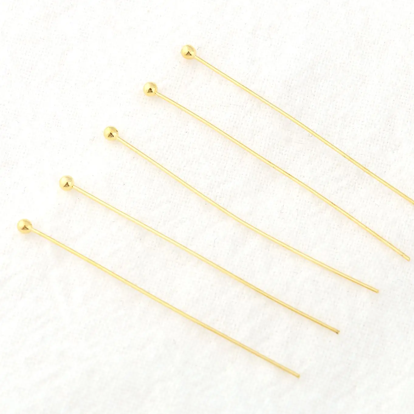 Медные булавки с шариковой головкой 200 шт./лот 20/30/40/50 мм для изготовления