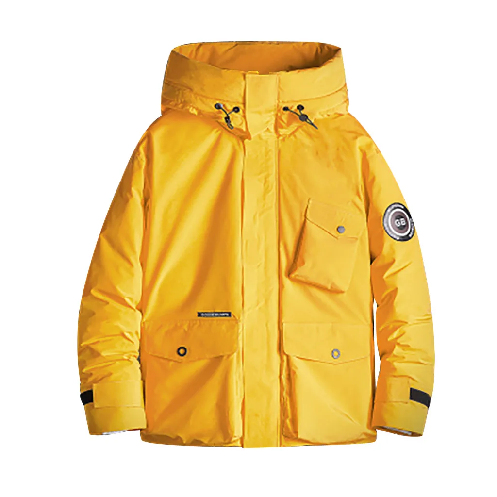 Куртки из анорака с капюшоном мужская верхняя одежда пальто новая мода Мужская