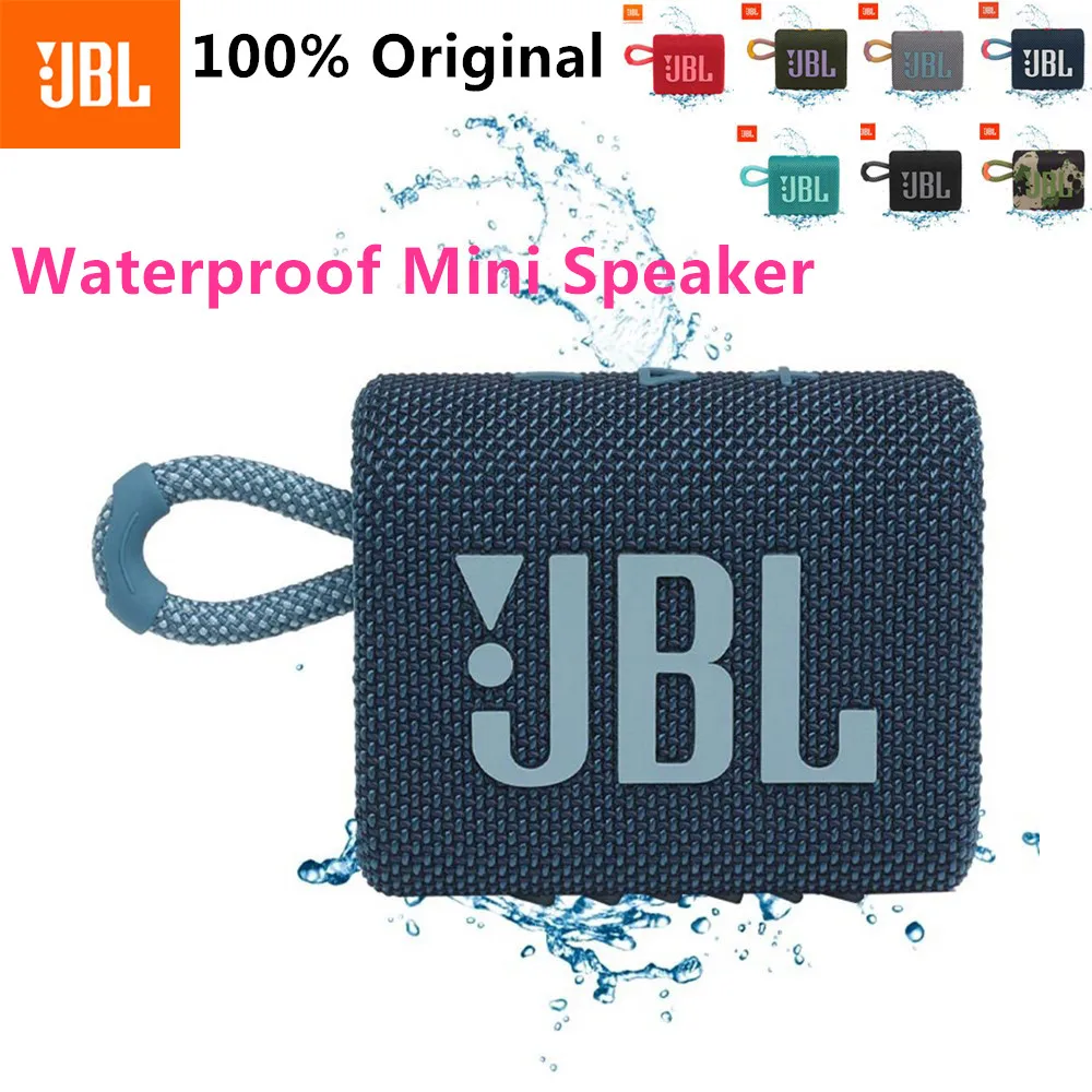 

Original JBL GO 3 Wireless Portable Bluetooth Speaker Mini Subwoofer Bass Effect Waterproof Ultra Portable Bluetooth JBL Speaker