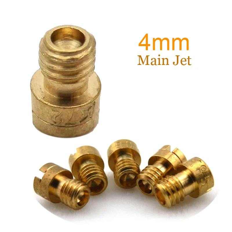 Мотоцикл Carb 4 мм резьба M4 круглая основная струя размер 60 110 для Mikuni Kenhin карбюратор