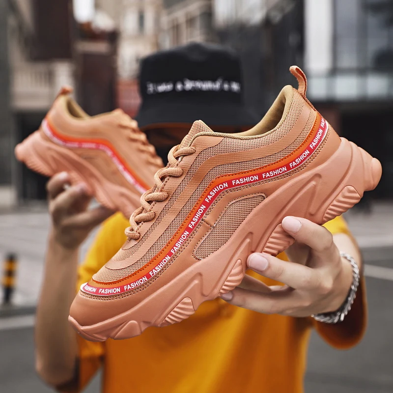 2019New модная дизайнерская обувь для мужчин Высокое качество спортивная Дышащие