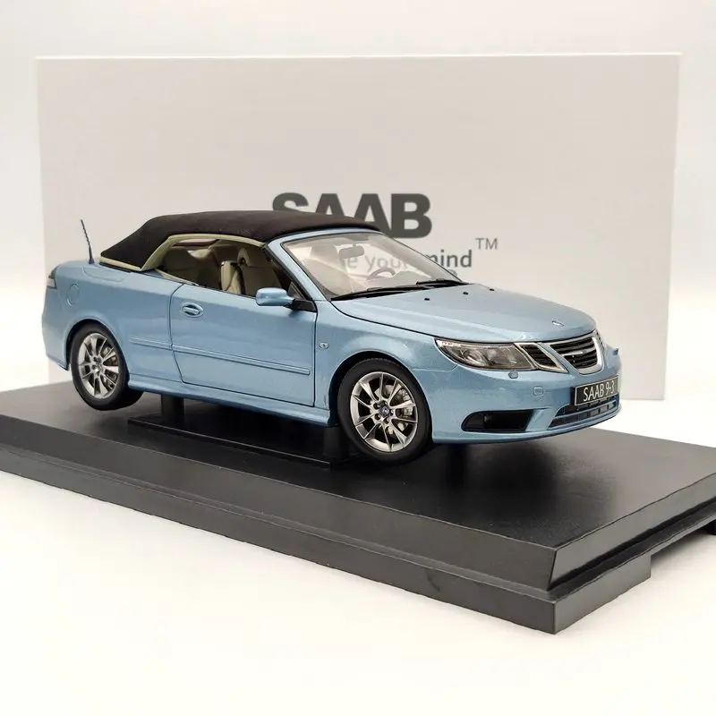 Оригинальный 1:18 для SAAB 93 9-3 Кабриолет спортивный автомобиль литья под давлением