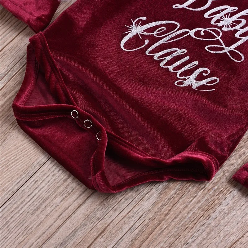 Детский бархатный комбинезон для новорожденных с надписью и перьями |