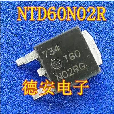 

Бесплатная доставка 50 шт. NTD60N02RG T60N02R T60N02G 60A/24В TO-252