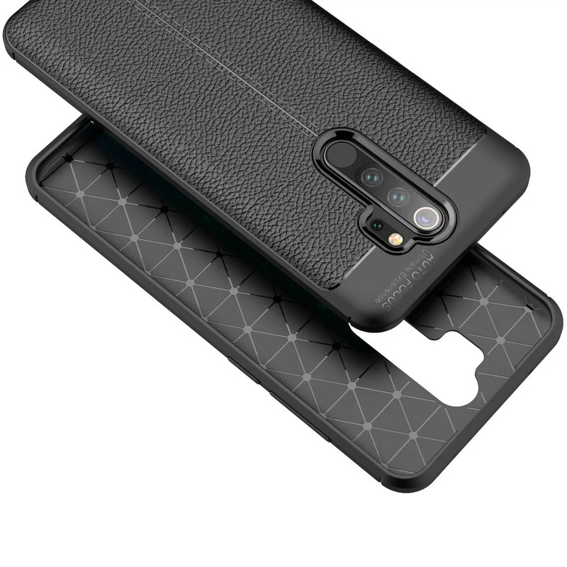 1pcs Slim Litchi Skin TPU Case For Xiaomi Redmi Note 8 Pro Anti-Shock Soft Back Cover Coque For Xiaomi Mi 9 Pro
