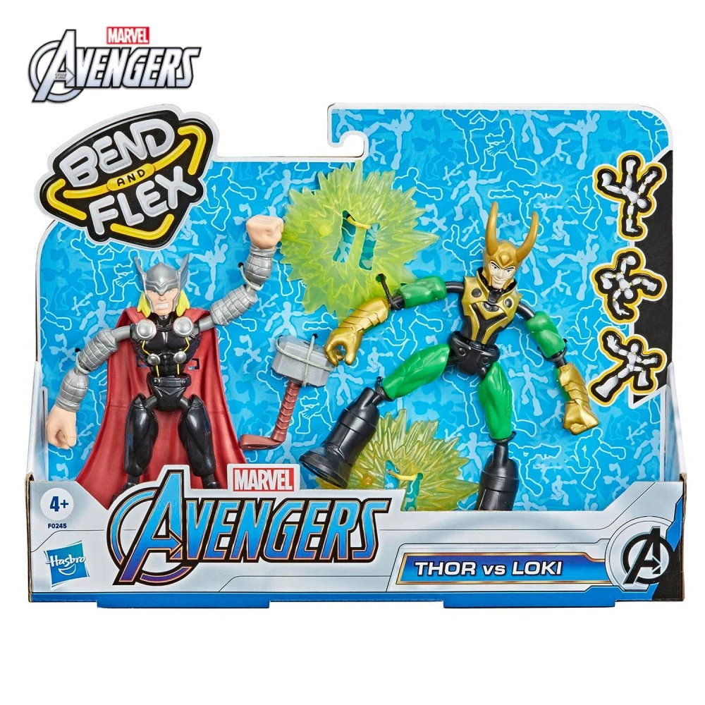 Набор игровой Marvel Мстители Бенди Тор и Локи 15 см F02455L0|Игровые фигурки