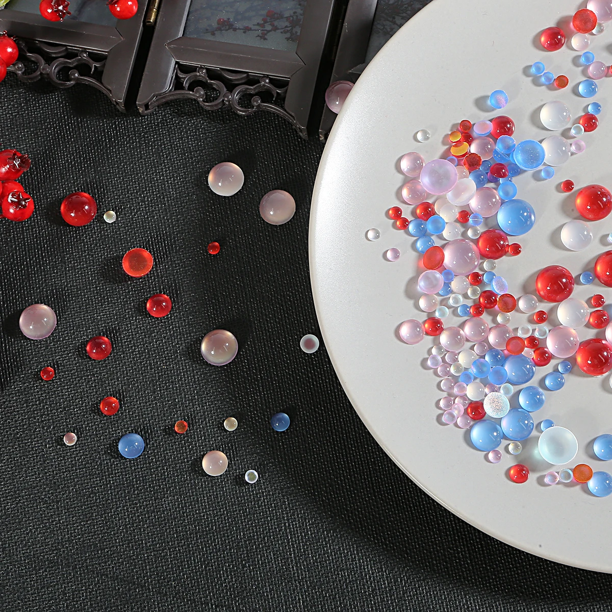 Бусины из смолы кошачий глаз с имитацией драгоценных камней для шитья аксессуары