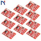 Сенсорная кнопка TTP223 модуль выключателя, 10 шт., самоблокирующиеся емкостные переключатели без блокировки, одноканальные, красные, для Arduino l8