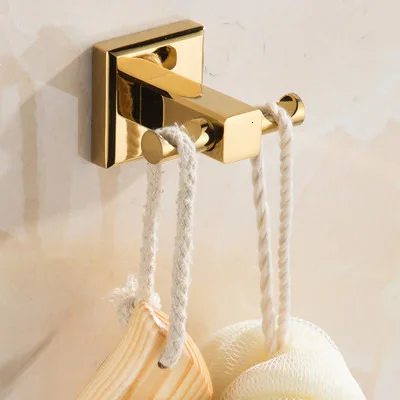 Robe hook Bathroom kit, corner rack, tray, paper bracket, towel strip, soap basket, bathroom Kit - Цвет: Robe hook