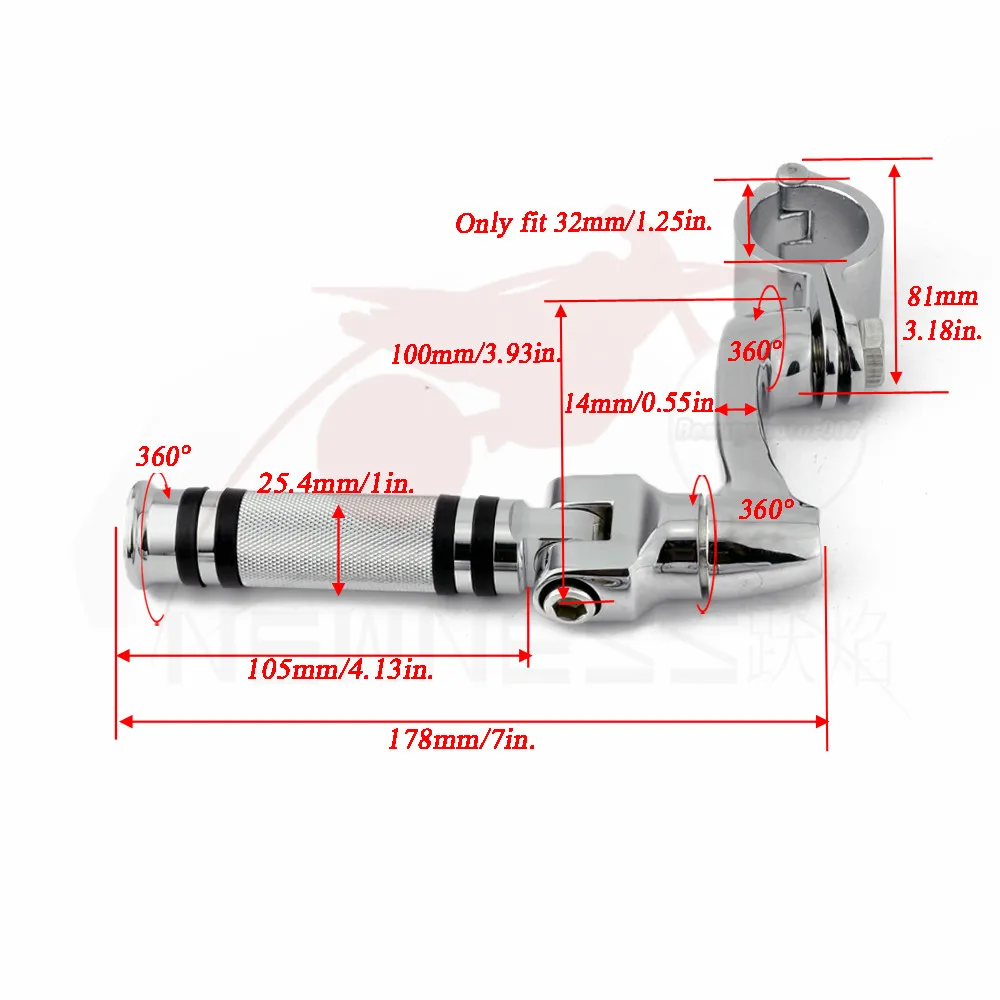 Мотоциклетные колышки для шоссе комплект зажимов защиты двигателя Harley Sportster Touring