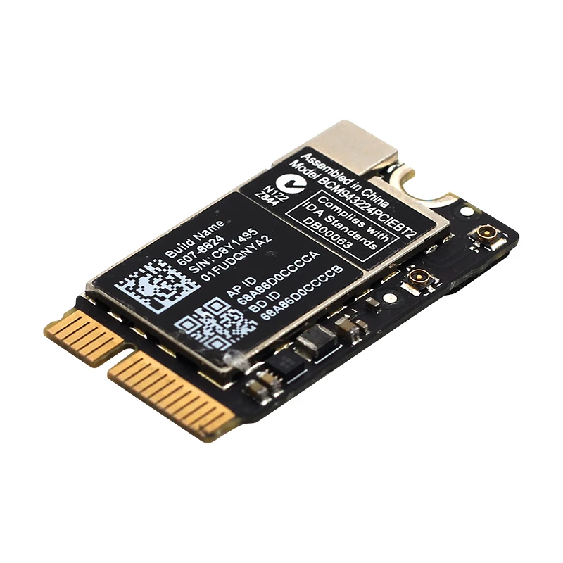 Беспроводная сетевая карта 300 Мбит/с 2 4 ГГц/5 ГГц BCM943224PCIEBT2 WiFi Bluetooth 0 Mini PCIe для Mac OS