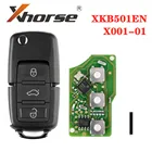 Универсальный проводной специальный пульт дистанционного управления Xhorse XKB501EN B5, 3 кнопки, работа с VVDI Key Tool 5 шт.лот