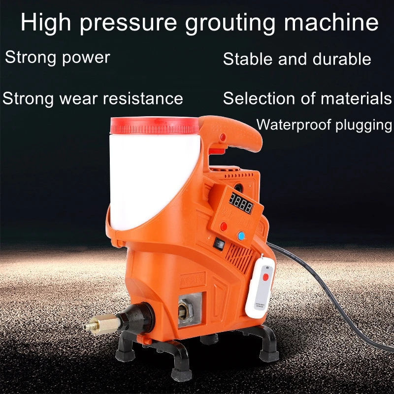 

Manual and remote control two optional high-pressure grouting machine to repair leakage cement concrete grouting machine