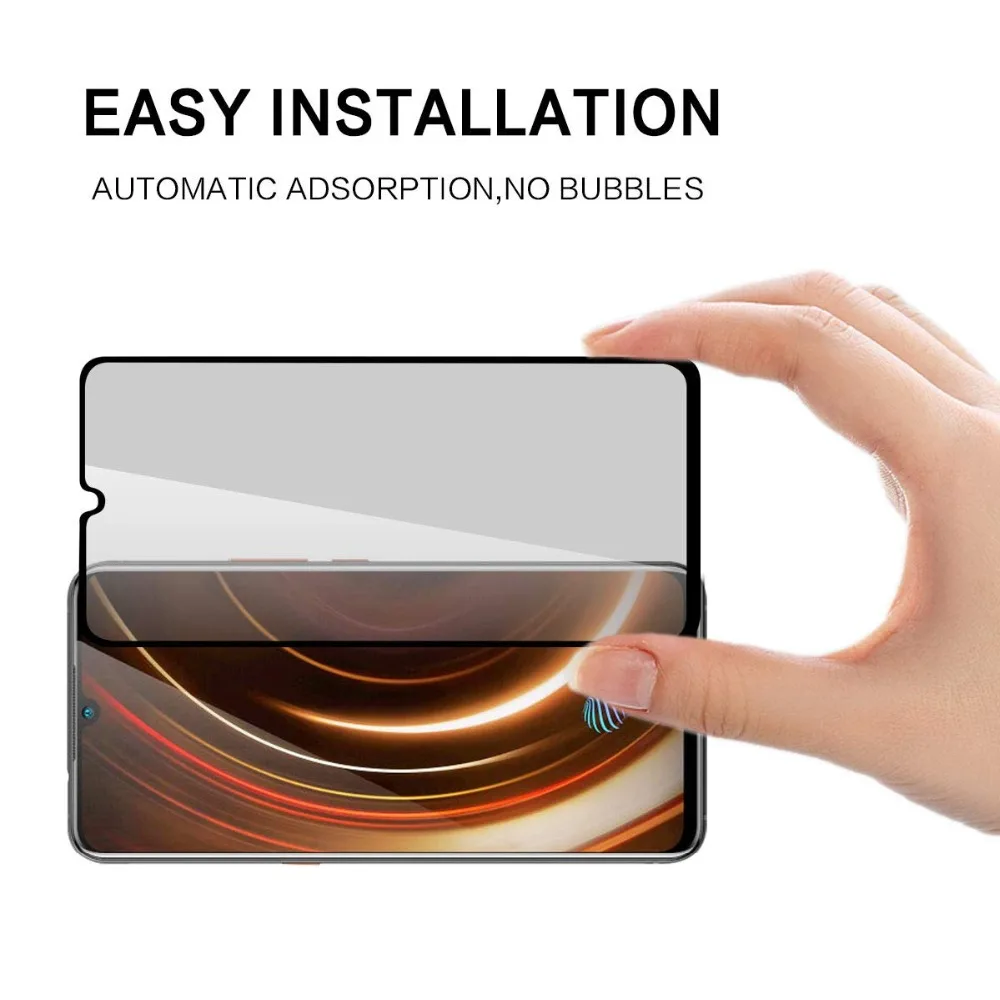 Полное покрытие, закаленное стекло для защиты экрана OPPO Realme 1 2 5 3 Pro C1, защита от шпиона для Realme X Lite, защитная пленка
