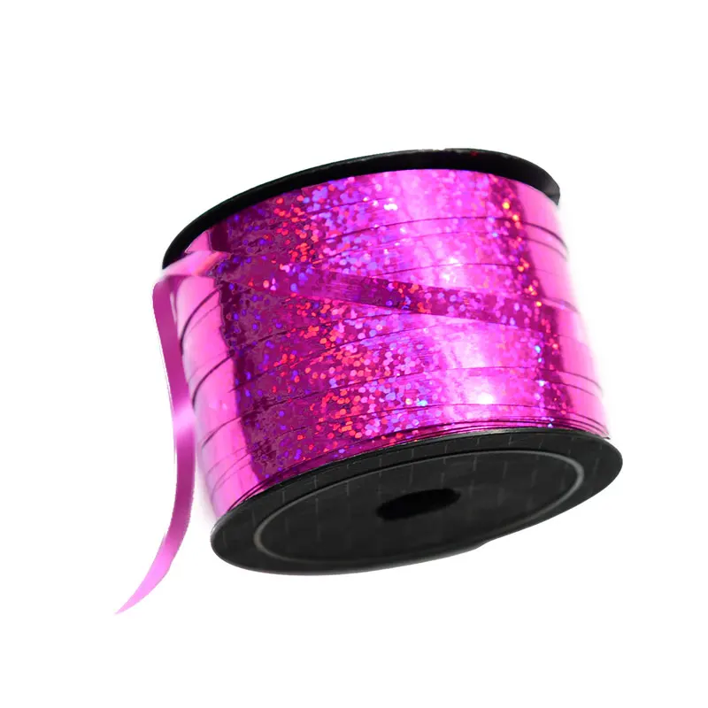 Лента с цветными воздушными шарами лента лазер для украшения свадебной