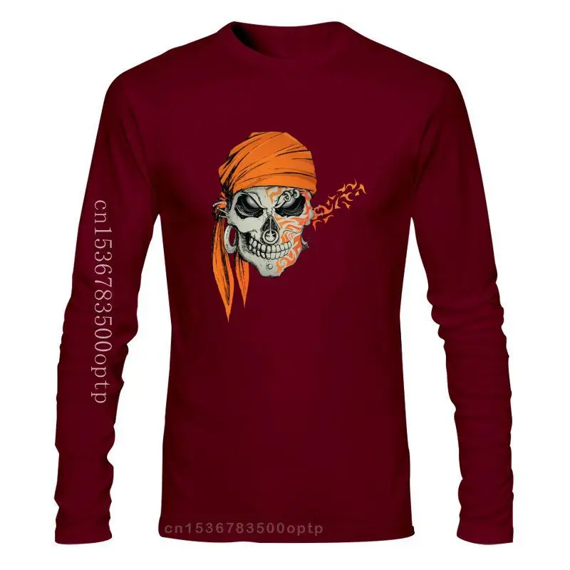 

New 2021 Colour Fashion Size S - Xxl Pirate Skull Gift Funny Men T Shirt 0022 Tshirt Summer Novelty Cartoon T Shirt