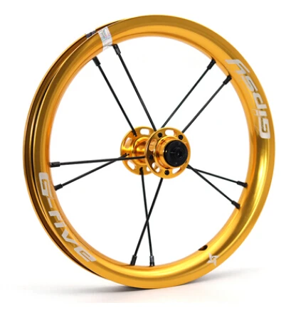 gold 85mm 1pcs Gipsy G-five велотренажер, набор колес 12 дюймов, набор колес Kokua, велосипед S t r i d e r, запчасти для велосипеда 85/95 см - Color: gold 85mm 1pcs