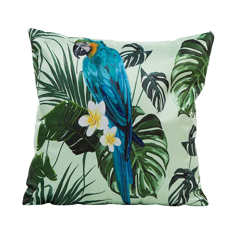 Чехлы на сиденья в китайском стиле с рисунком птиц 45*45 см без внутреннего шелка