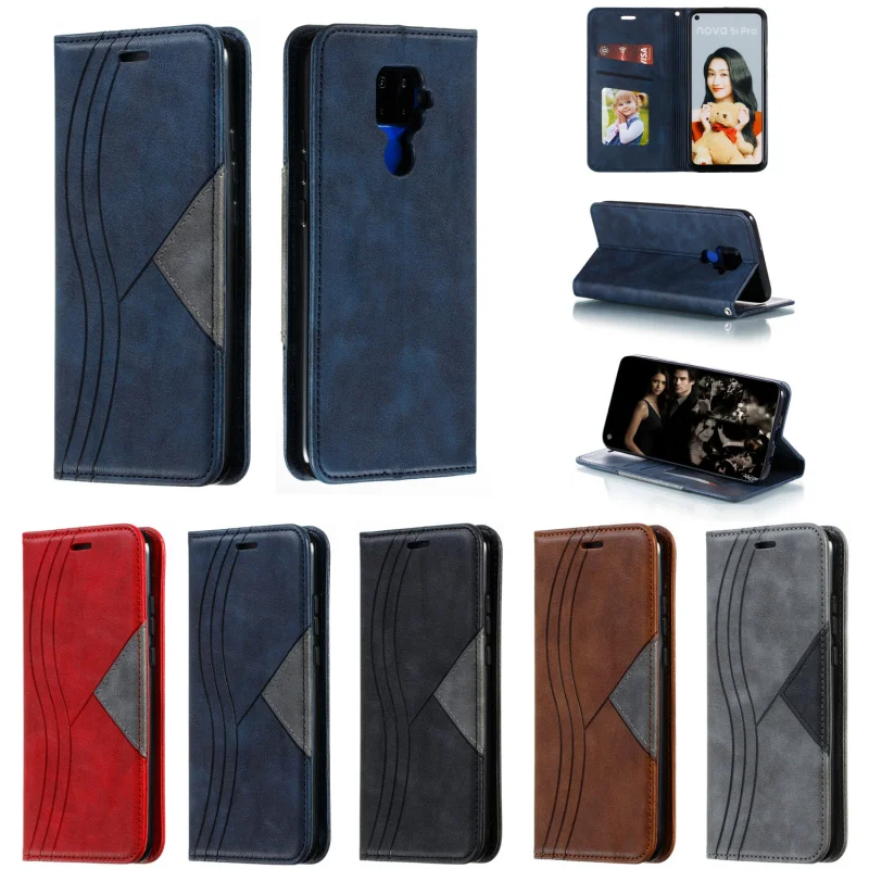 

Luxury Leather Wallet Flip Magnetic Case For Huawei mate 30 20 Lite Pro For Huawei P Smart Plus 2019 Nova5i pro Case Coque