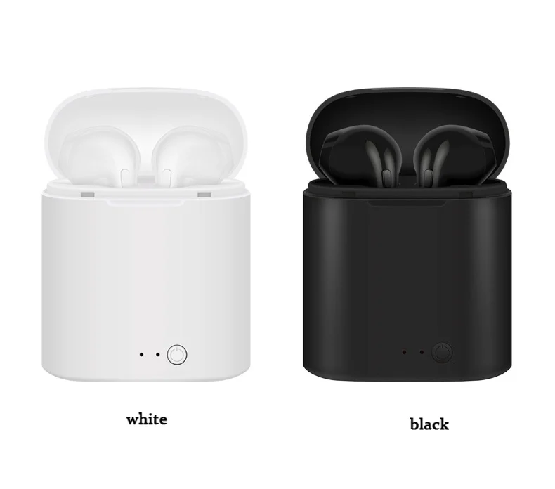 I7S TWS наушники беспроводные Bluetooth двойные наушники стерео Музыкальная гарнитура+ зарядная коробка для iPhone samsung huawei xiaomi