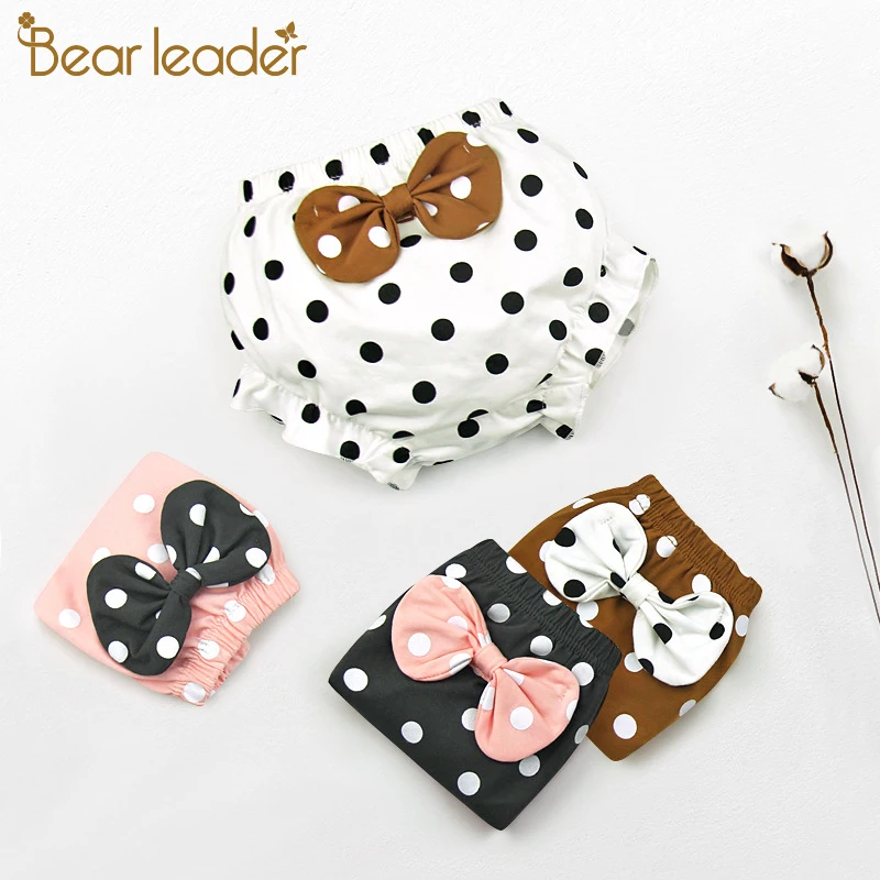 Детское нижнее белье Bear Leader летние трусики с бантиком в горошек для мальчиков и девочек 2020|Трусики| |