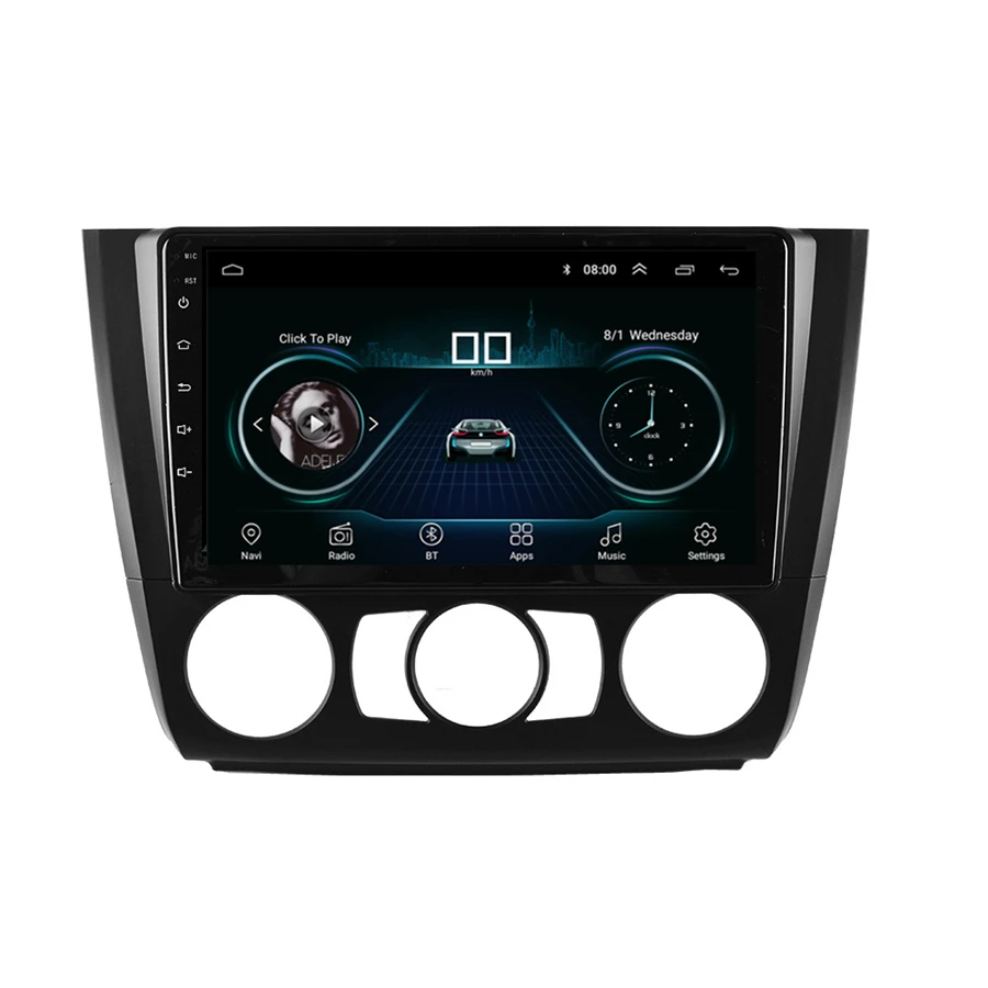 

Android 10.1 Car Stereo Radio 9'' 2GB+32GB Navigation For BMW 1-Series E88 E82 E81 E87 2004-2011 Manual AC With Canbus