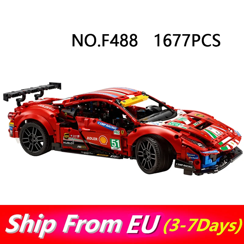 Legoes высокотехнологичный автомобиль строительные блоки Супер спортивный