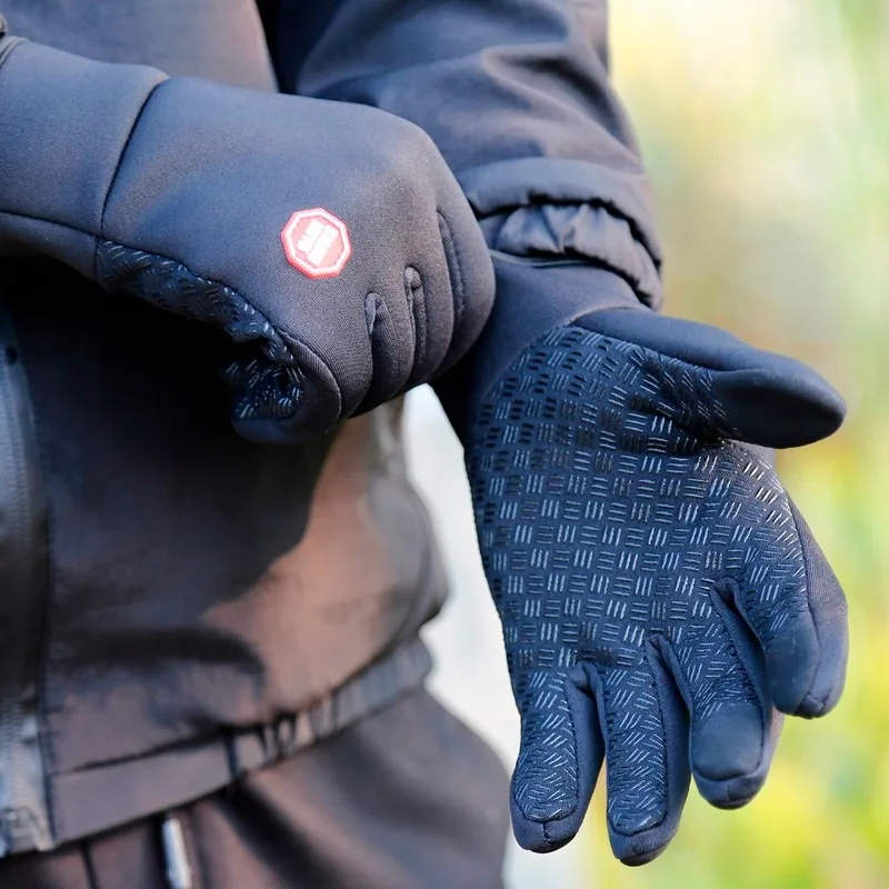 

Touch Screen Windproof Outdoor Sport Gloves For Men Women Warm guantes tacticos luva Thicken Winter Windstopper Men Gloves