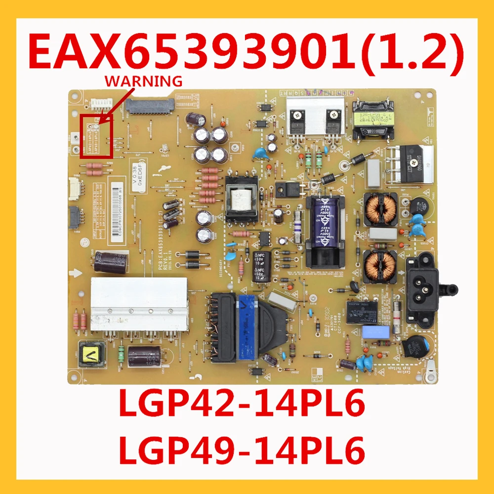 Оригинальная плата питания LGP42 14PL6 LGP49 EAX65393901 (1 2) для телевизора 49 дюймовая LG