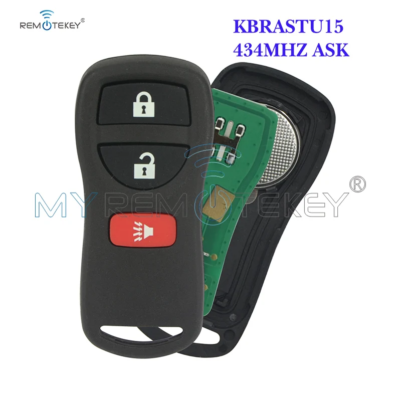 Дистанционный ключ KBRASTU15 3 кнопки 434 МГц для Nissan Armada Frontier Murano Pathfinder Quest Titan Xterra 2005 2006