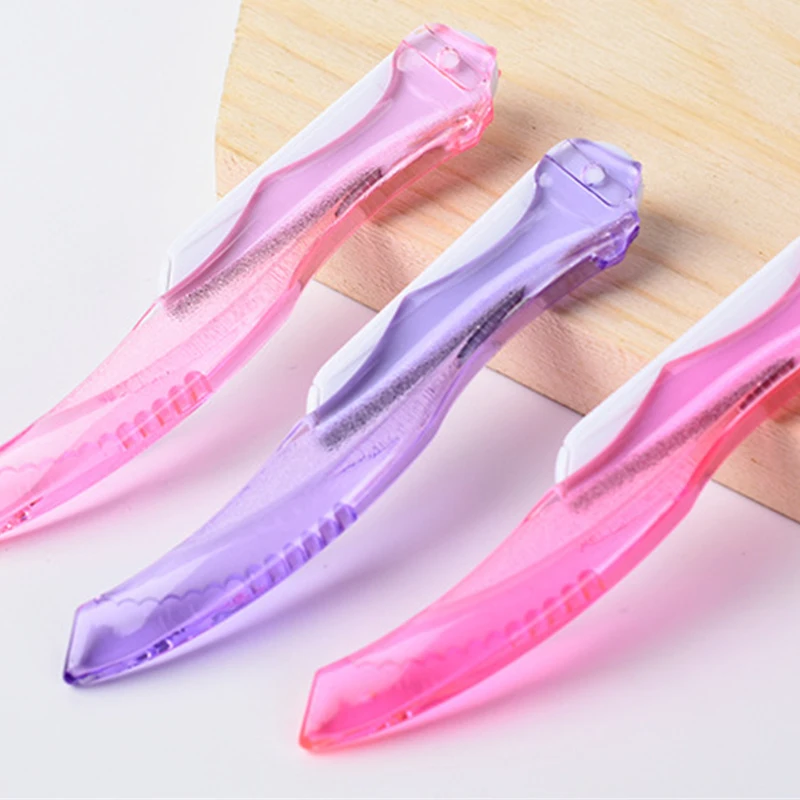 

Eyebrow Shaping Knife And Shaving Knife Set Three Folding Color Beauty Tools For Safety Beginners