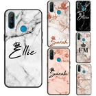 Чехол для OnePlus 10 Pro 9 8T Nord2 9R, персонализированный Чехол с мраморной короной и инициалами имени для Realme GT Neo2 GT Master C21 8i 9i 8 Pro