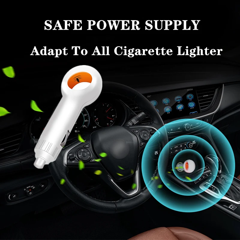 Портативный автомобильный прикуриватель Анионный очиститель воздуха