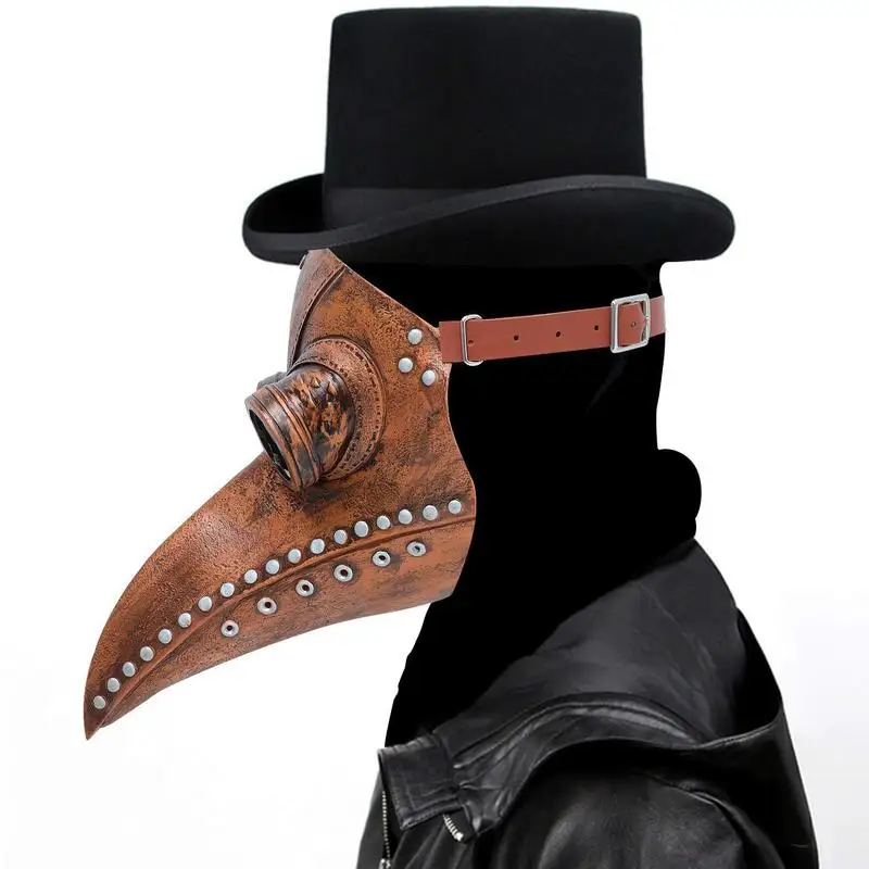 

Plague Doctor Mask Costume Steampunk Emulsion Bird Mask Halloween Plague Doctor Cosplay Masks Prop
