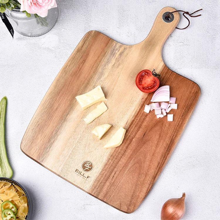 Поднос для корки пиццы BIL L.F Acacia круглый поднос лопатка выпечки | Дом и сад