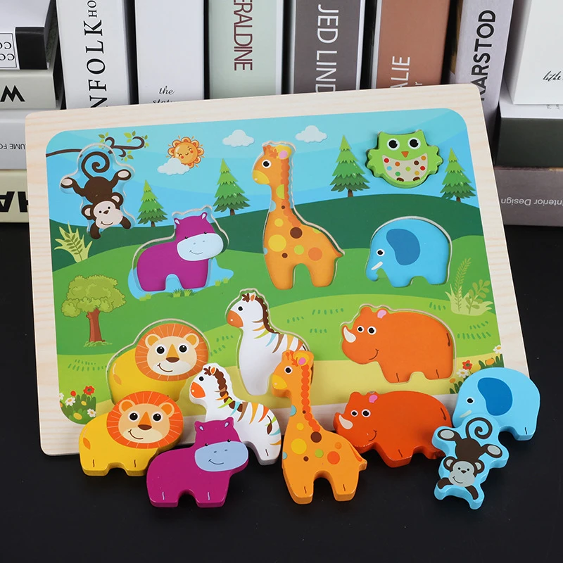 Детская деревянная доска пазл для рисования Монтессори|Монтессори| |