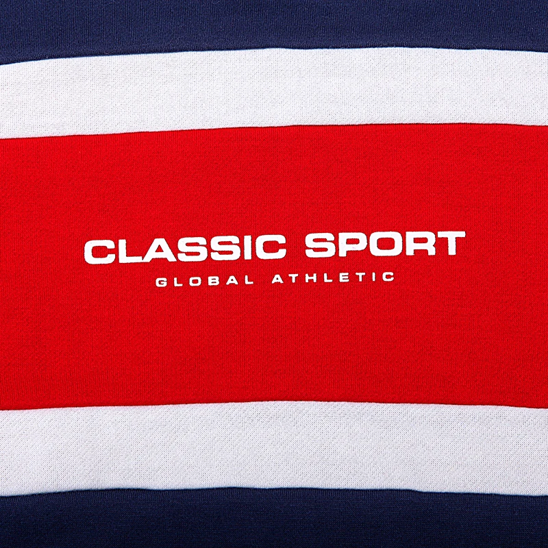 GLO-STORY 2020 Мужской пуловер с круглым вырезом в разноцветную полоску стиле пэчворк